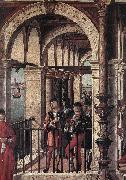 CARPACCIO, Vittore Arrival of the English Ambassadors (detail) g oil on canvas
